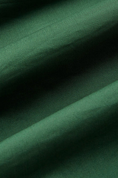 Vintage Dark Green Maxi Dress