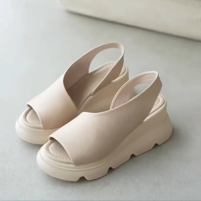 Wave Bottom Cutout Side Wedges