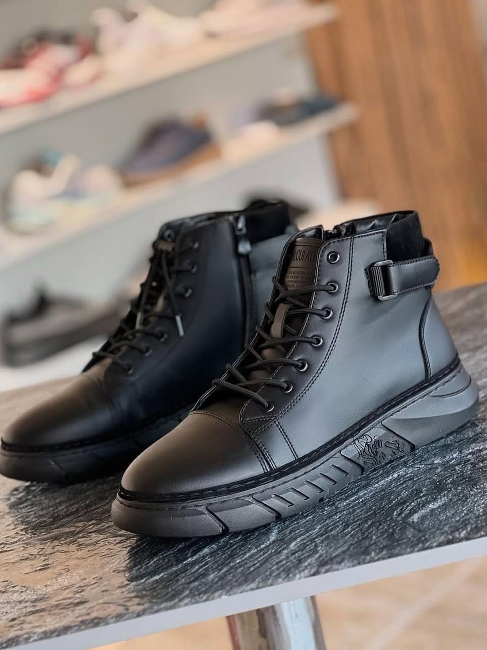 Black Martin boots