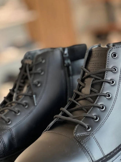 Black Martin boots