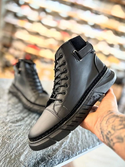 Black Martin boots