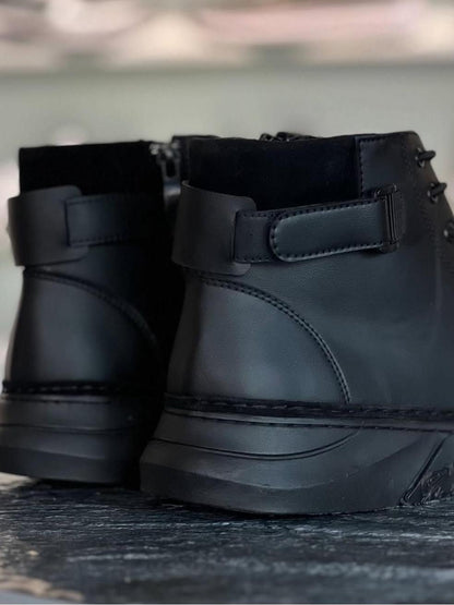 Black Martin boots