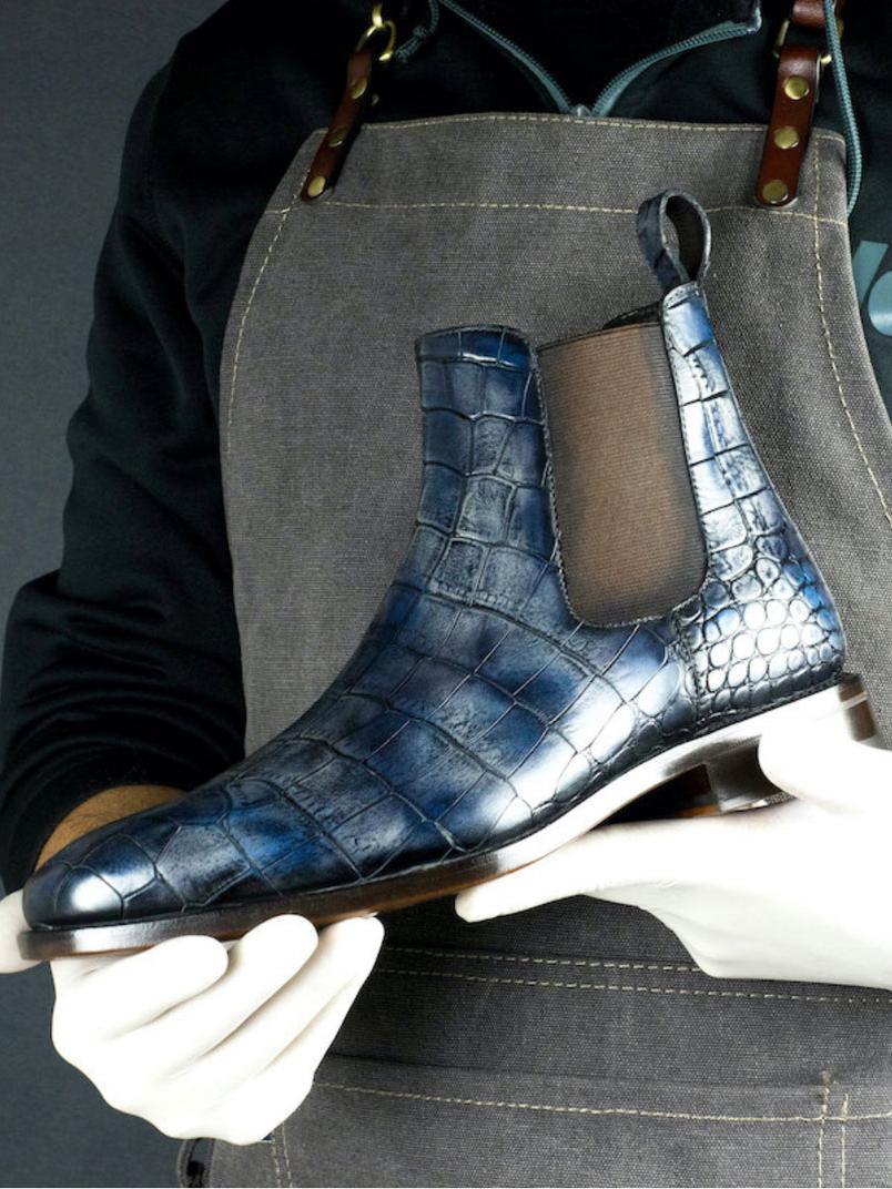 Crocodile Chelsea Boots