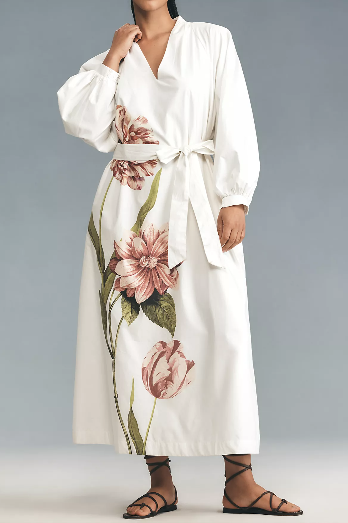 Floral V-Neck Dress