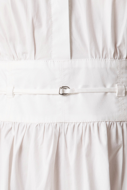 Slim Fit Sleeveless Shirt Dress