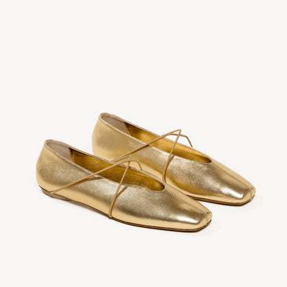 Women's Cross Elastic Leather Shoes