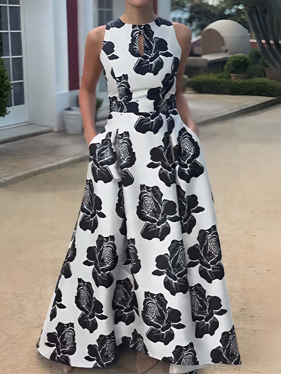 Elegant Floral Dress