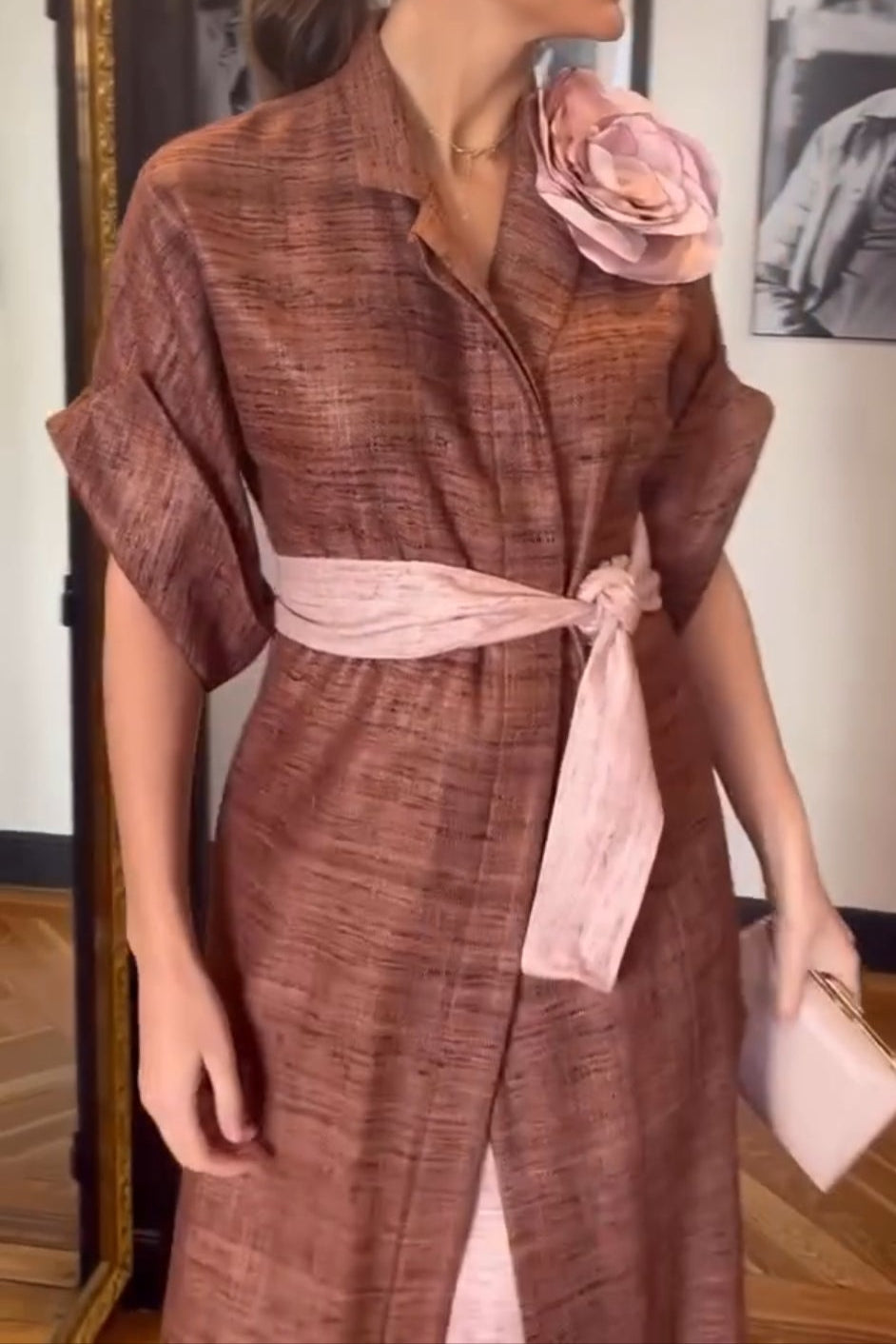 Brown Robe Coat