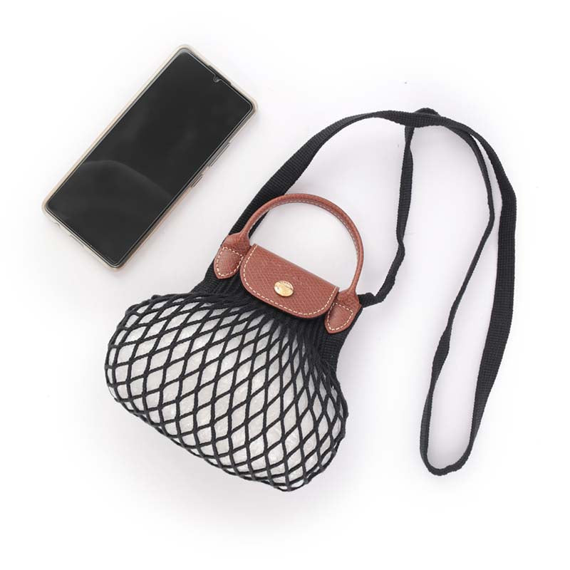 Woven Cutout Crossbody Tote