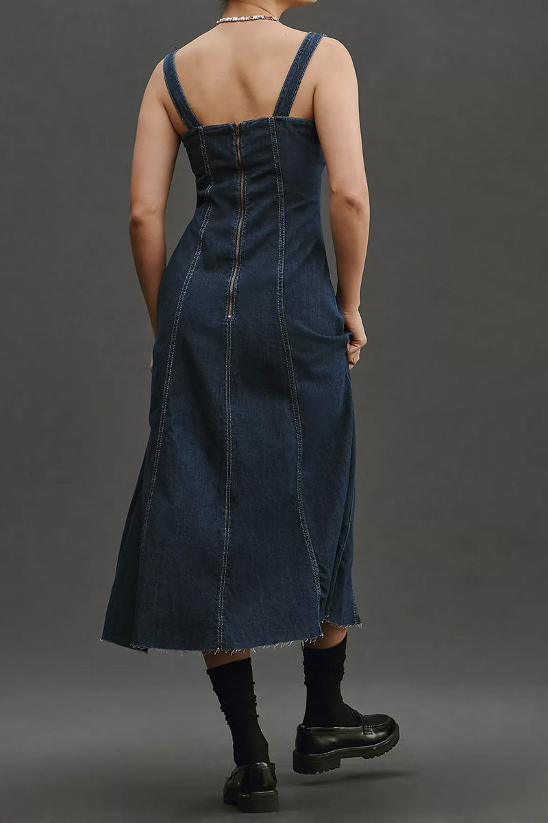 Denim Midi Dress