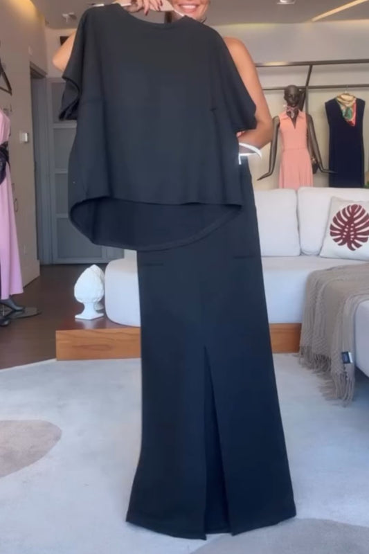 Split Skirt Suit