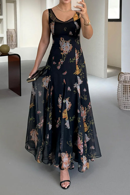 Sleeveless Sexy Long Dress Fashion Dress