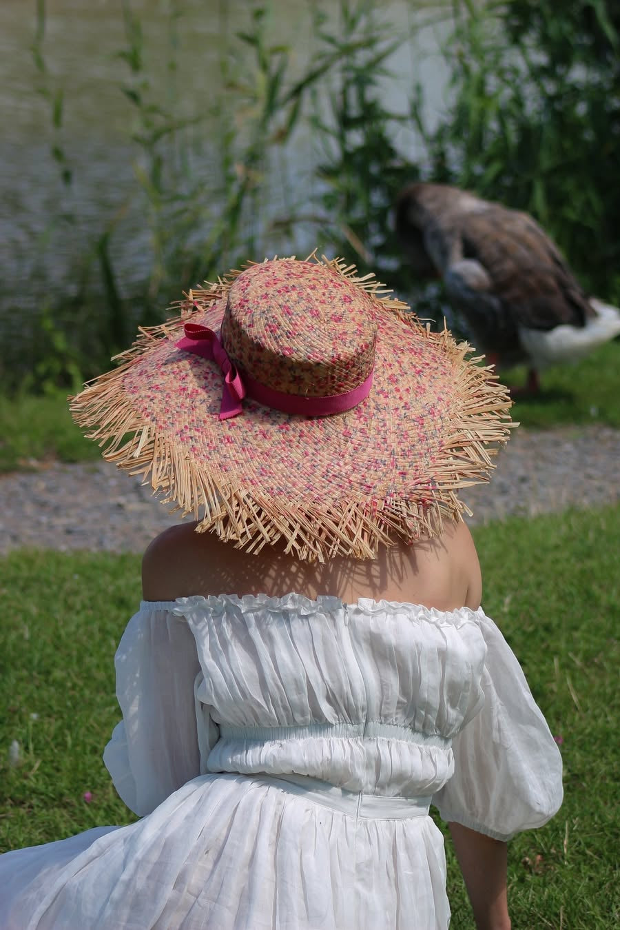 Big Brim Woven Beach Sunscreen Hat