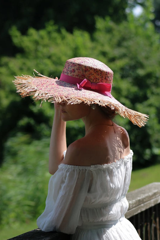 Big Brim Woven Beach Sunscreen Hat