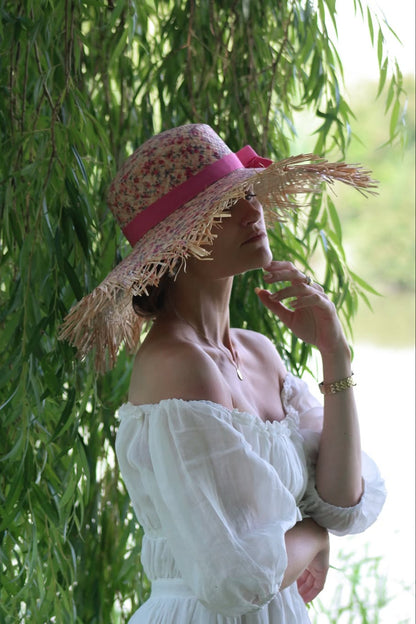 Big Brim Woven Beach Sunscreen Hat