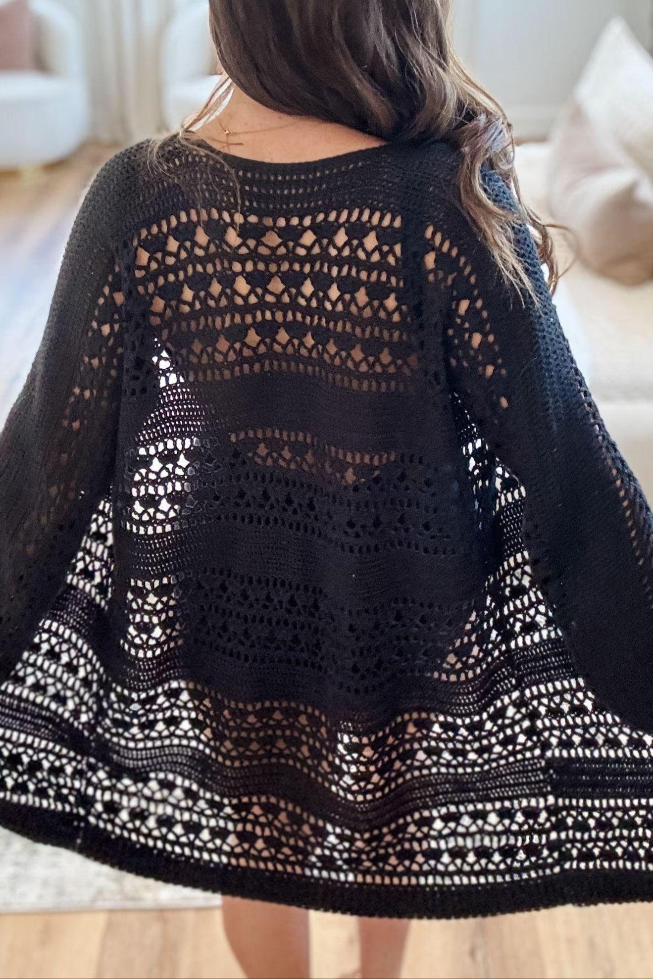 Knit Cutout Cardigan