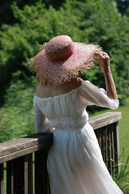 Big Brim Woven Beach Sunscreen Hat