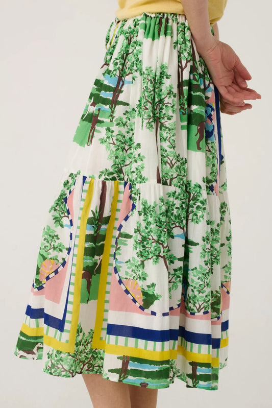 Forest Print Skirt