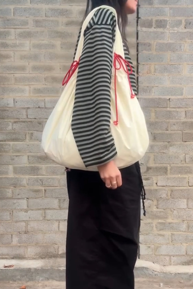 Fresh Red Shrink Strap Shoulder Bag