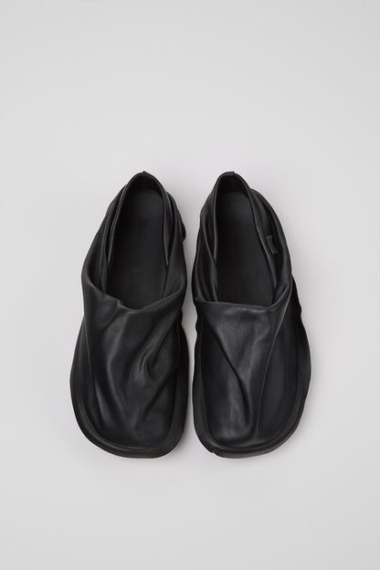 Women's Black Leather Shoes