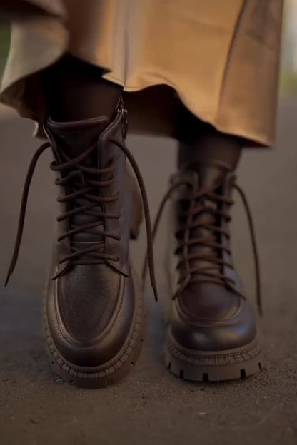 Women's Retro Platform Boots