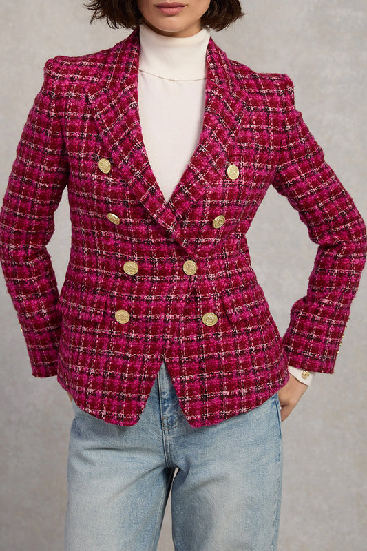 Vintage Plaid Blazer