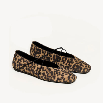 Women's Cross Elastic Leather Shoes