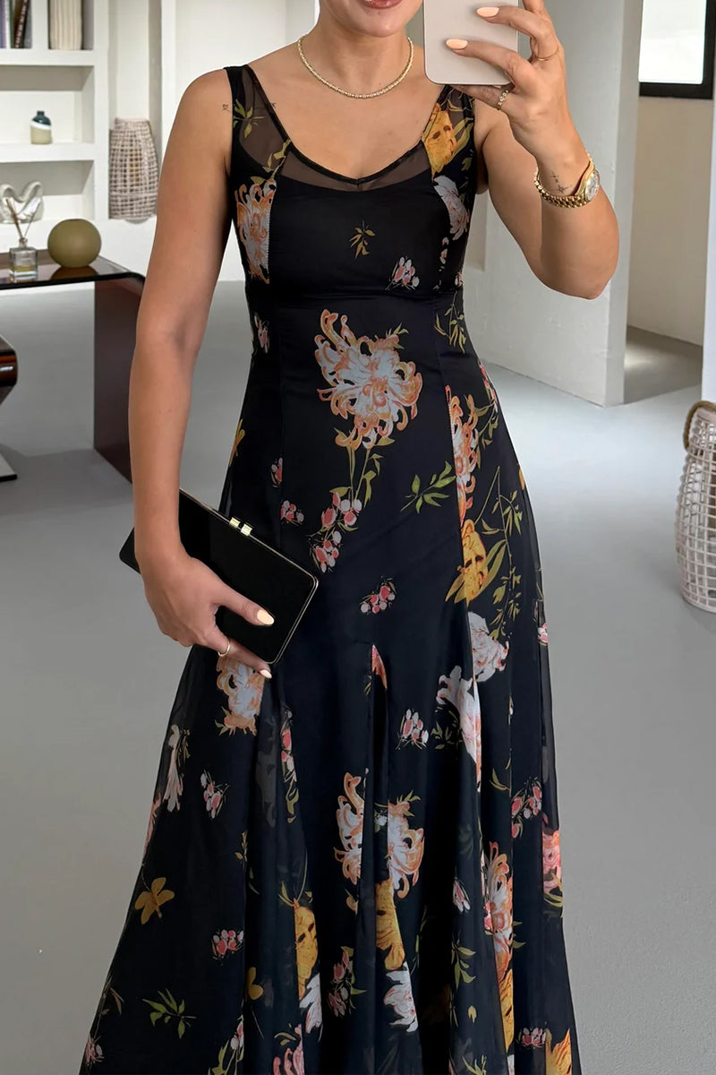 Sleeveless Sexy Long Dress Fashion Dress