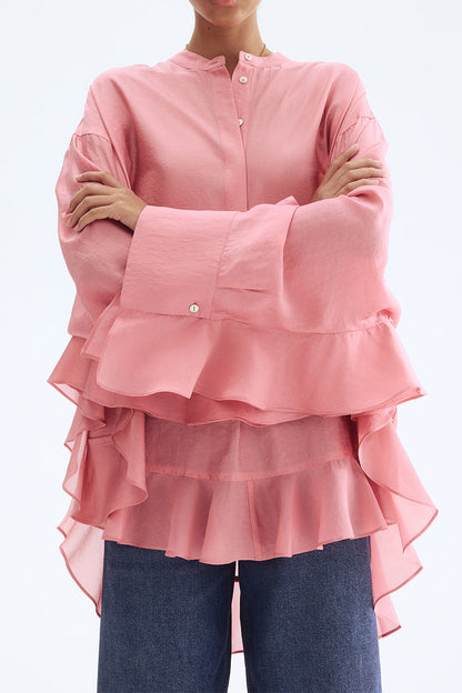 Fashion Loose Casual Design Sense Shirt Top