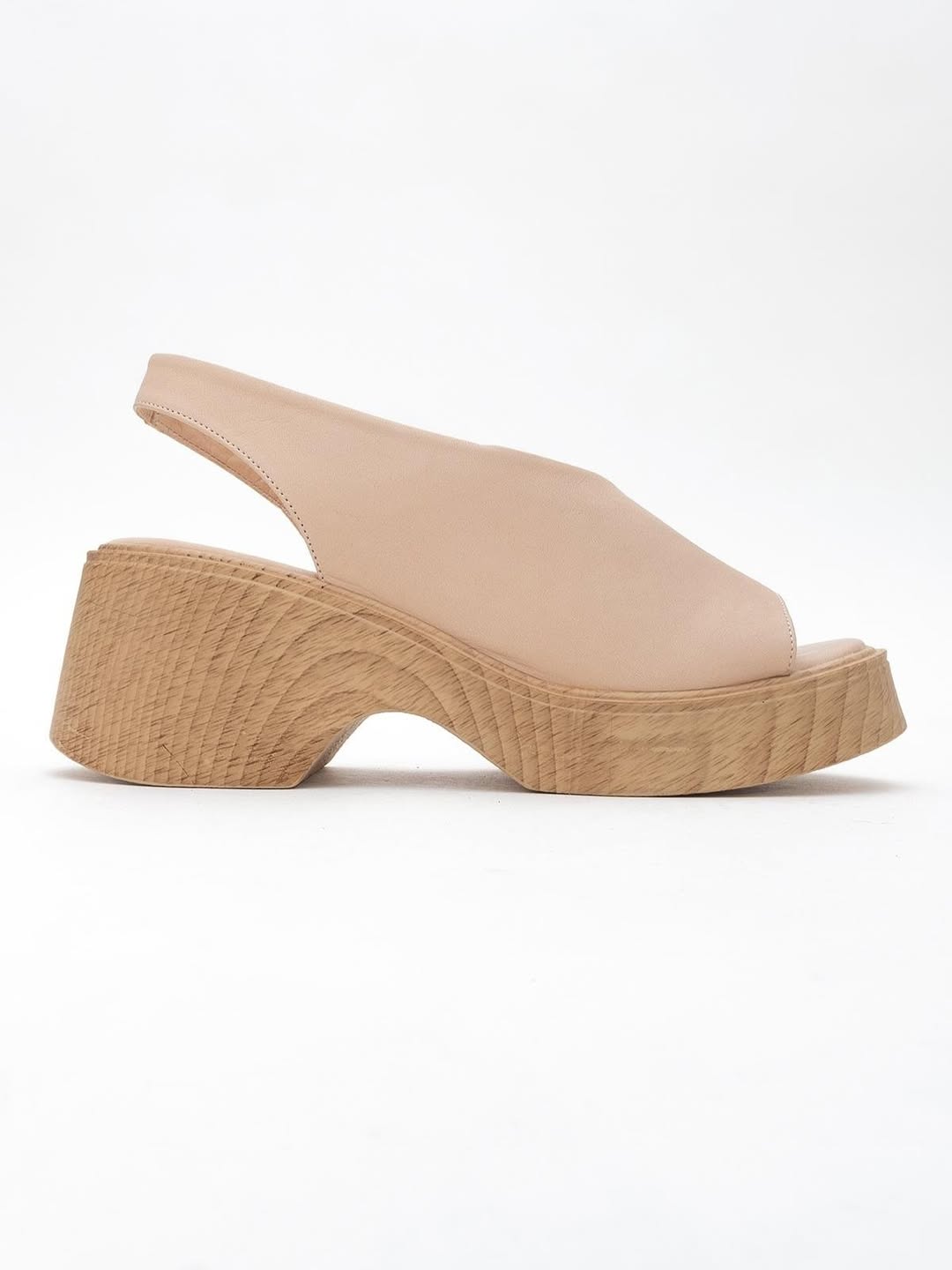 Arched Sole Side Cutout Wedge Sandals