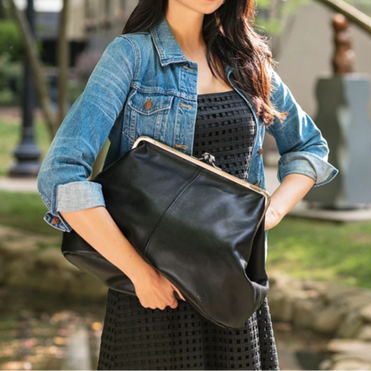 Fashion Flower Buckle Handbag