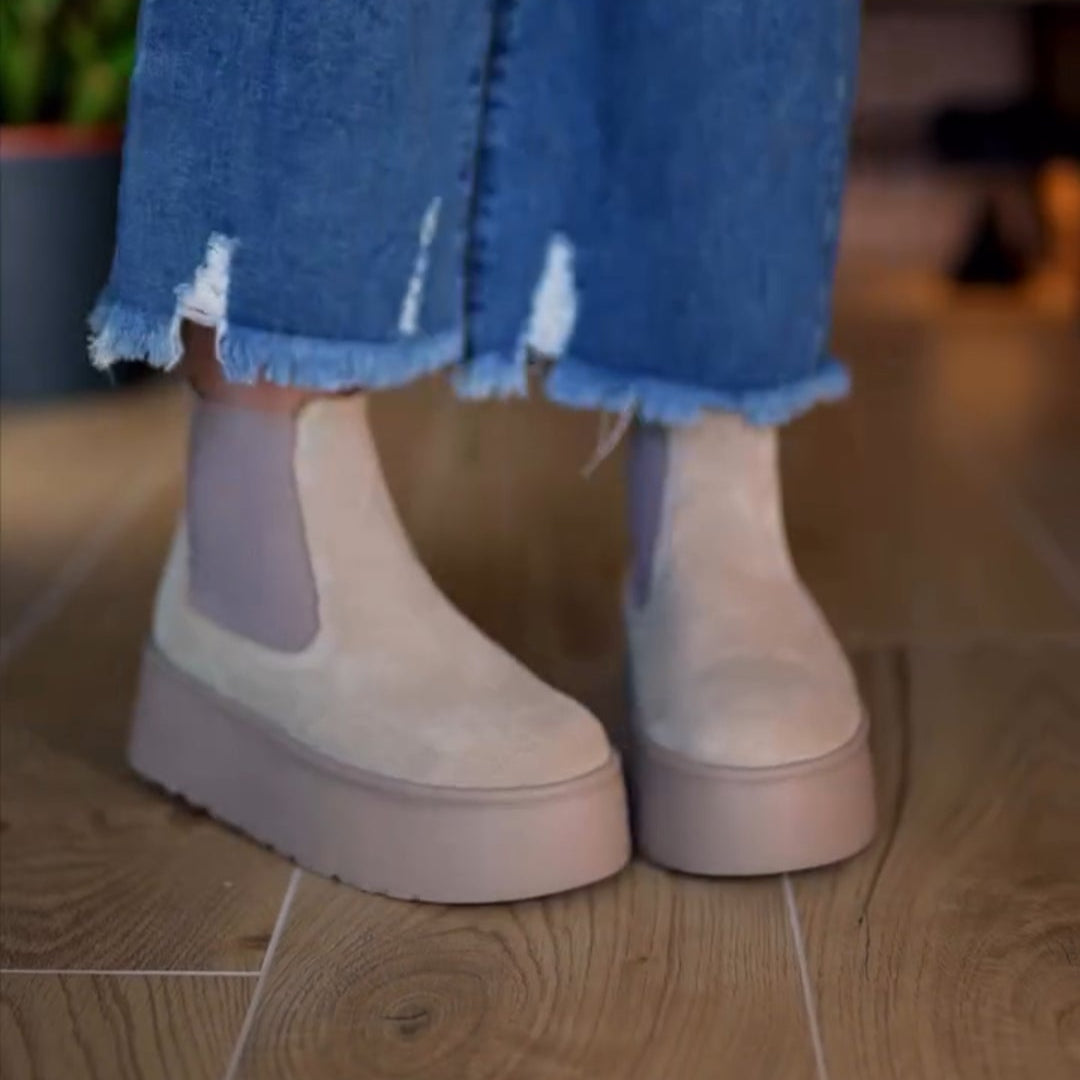 Fashionable Thick Bottom All-inclusive Ankle Boots