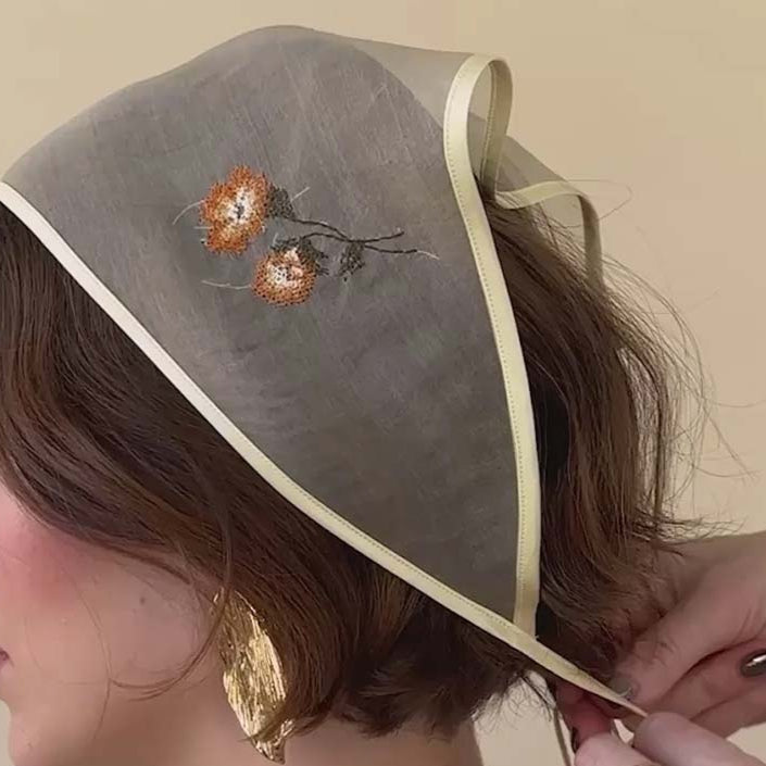 Embroidered Bandana