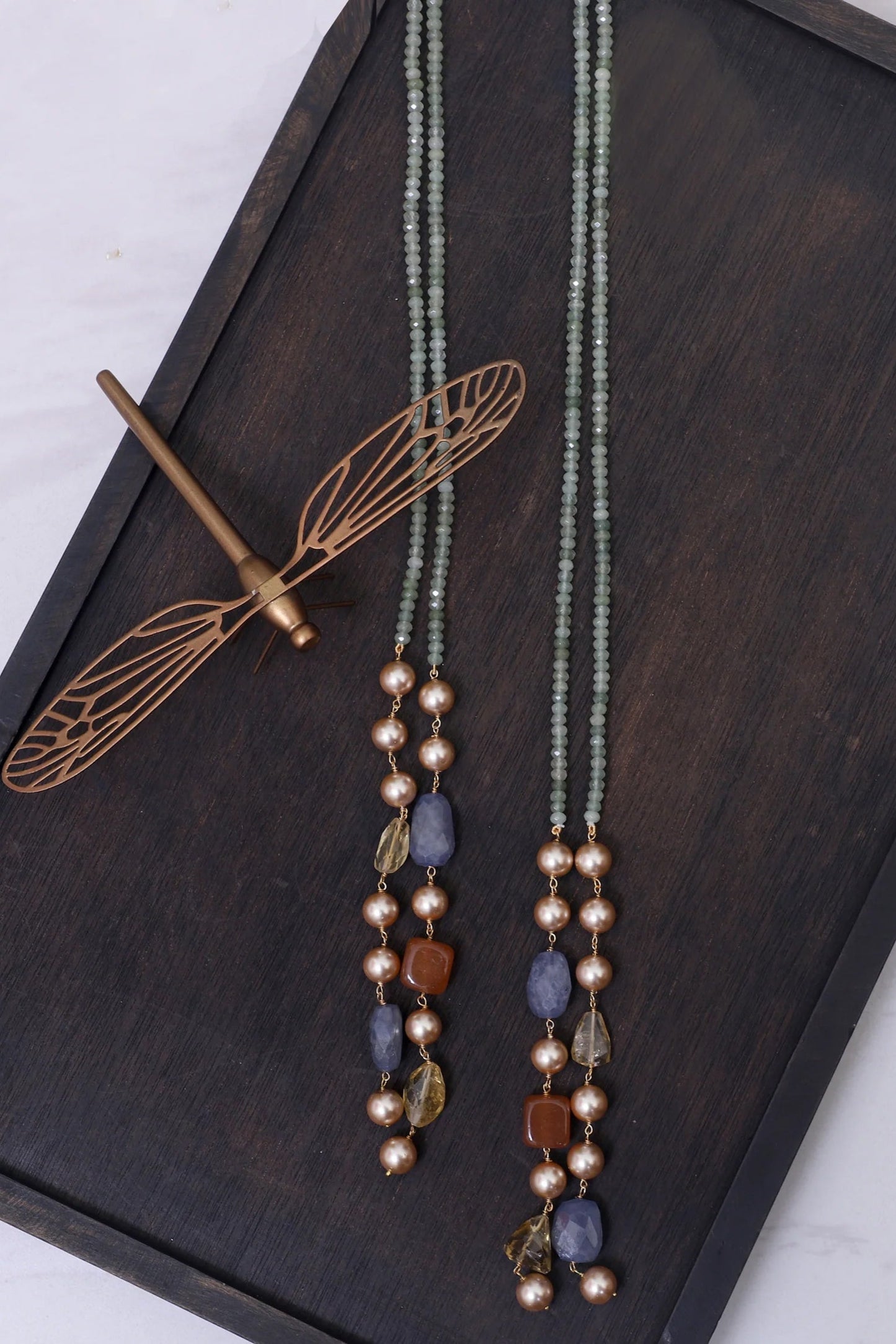 Mint Emerald Lasso Necklace