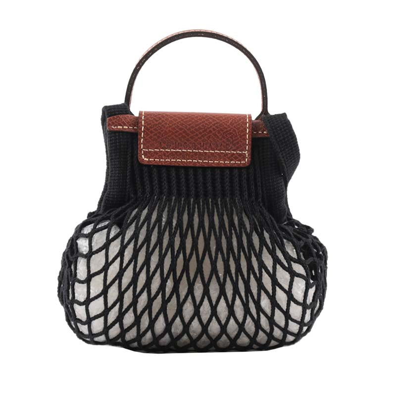 Woven Cutout Crossbody Tote