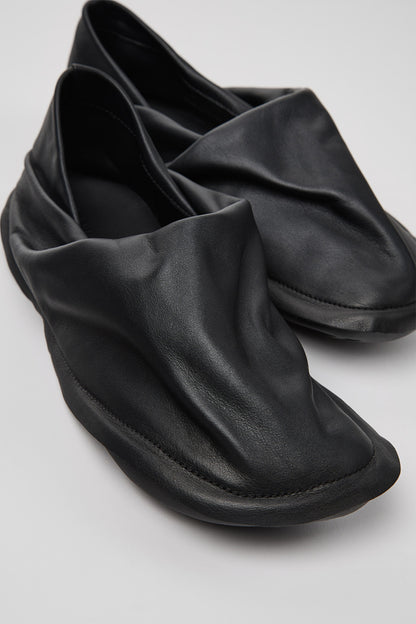 Women's Black Leather Shoes