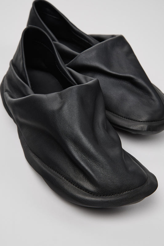 Women's Black Leather Shoes