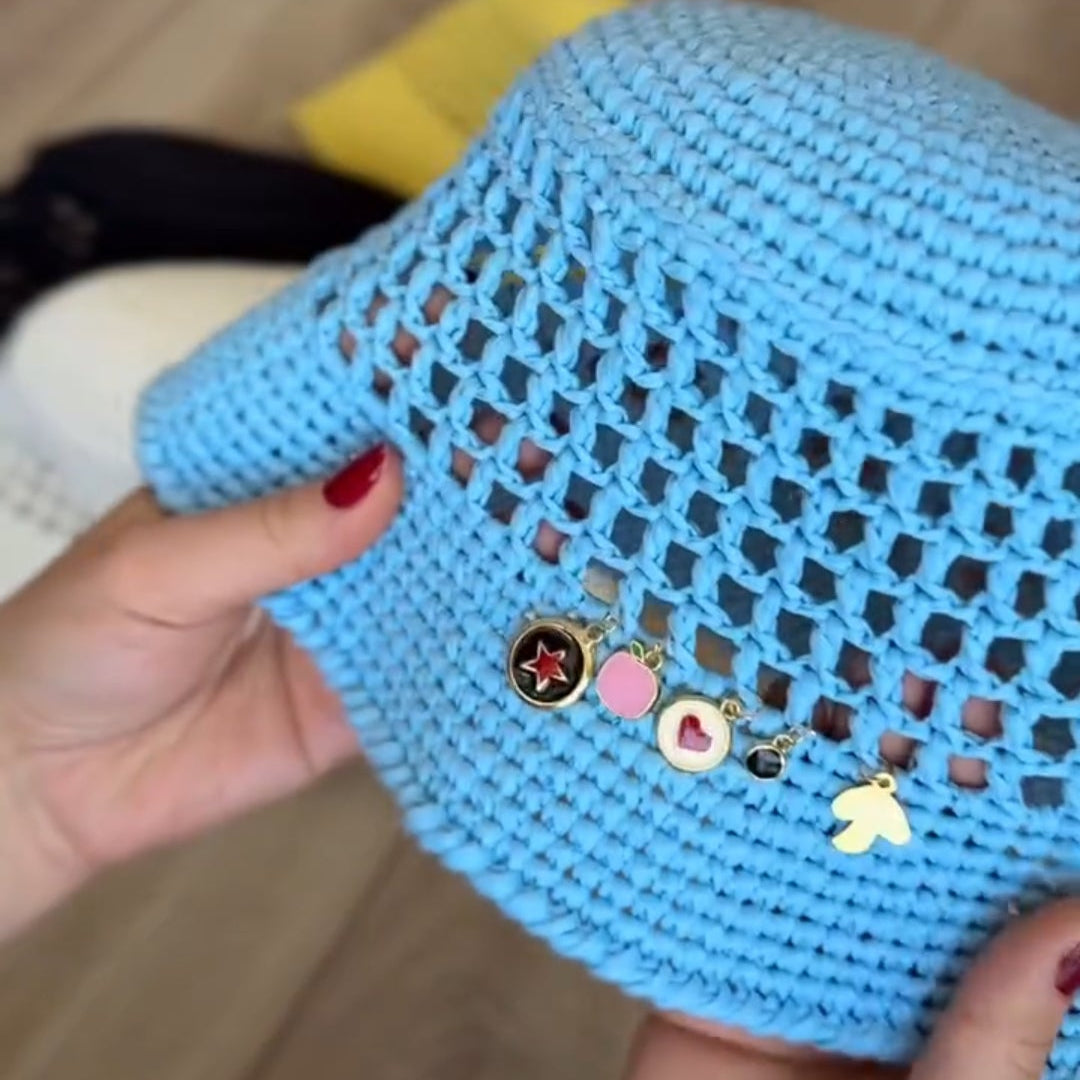 Solid Color Woven Fisherman Hat