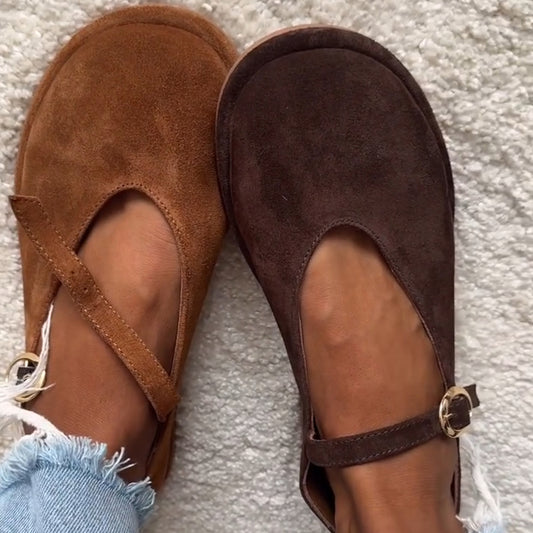 Suede Flats