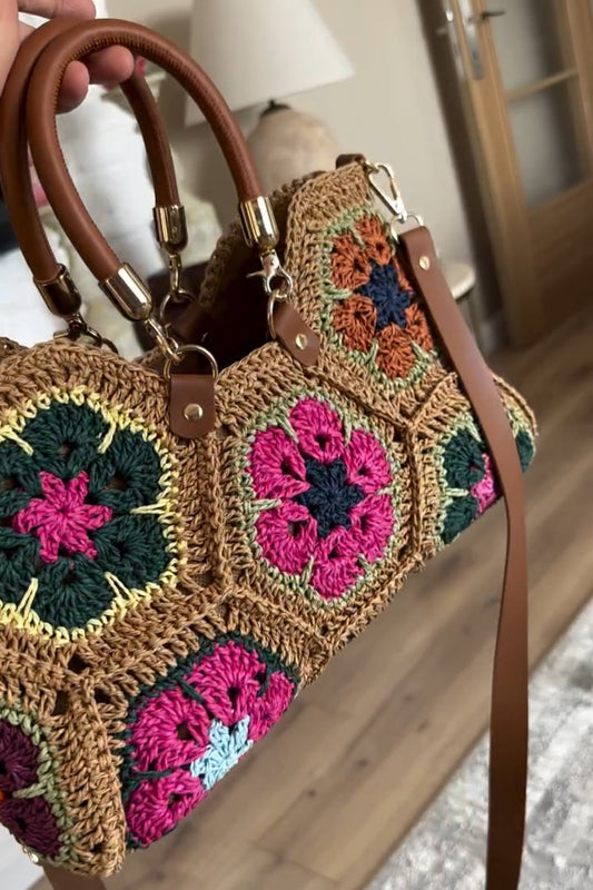 Six Flora Knit Tote