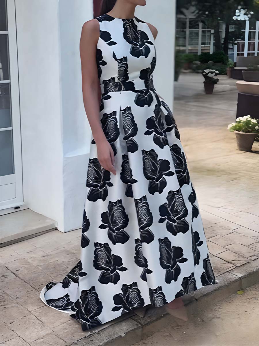Elegant Floral Dress