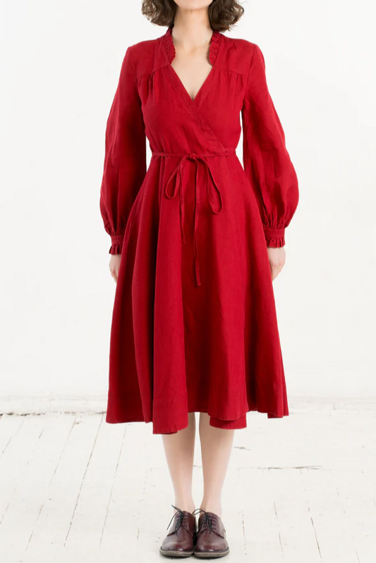 Long Sleeve Thin Strap Dress