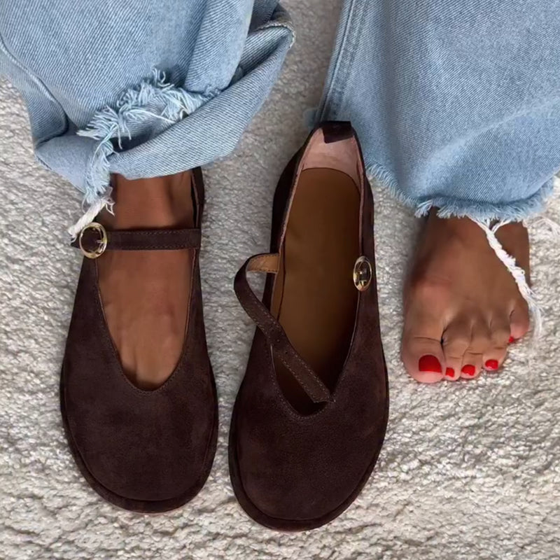 Suede Flats