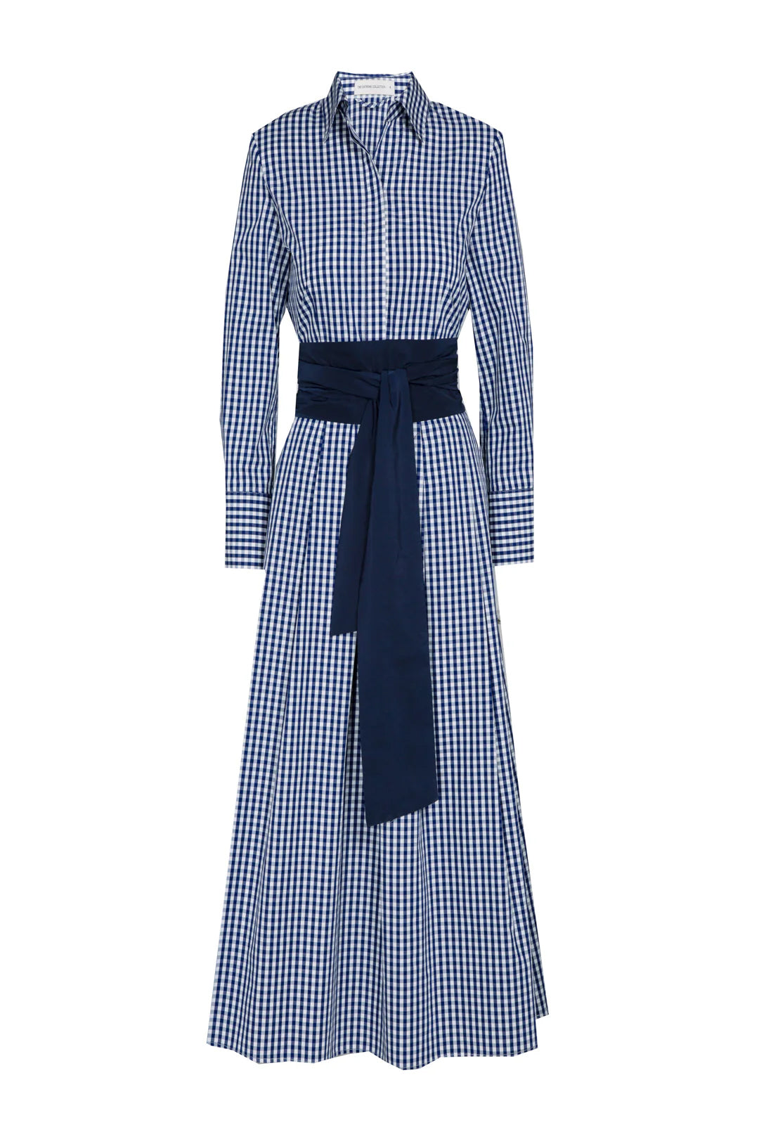 Plaid Waist Shirt Long Skirt