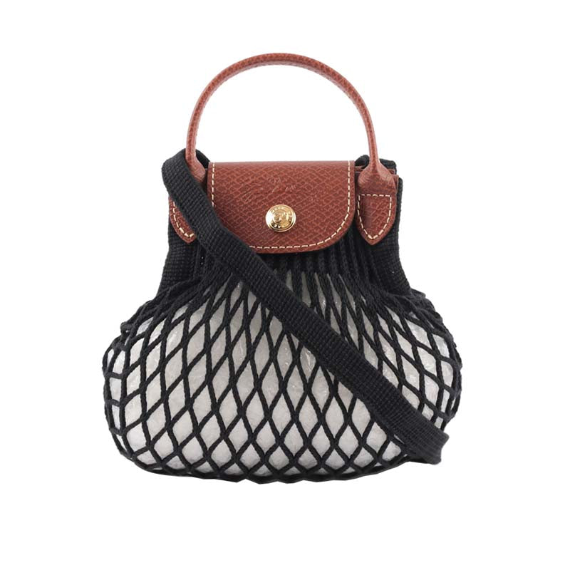Woven Cutout Crossbody Tote