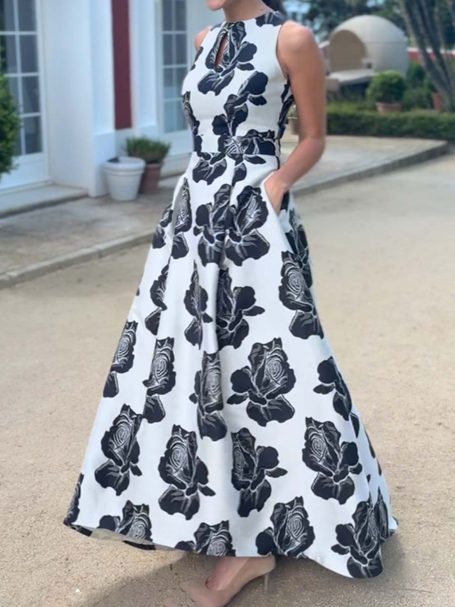 Elegant Floral Dress