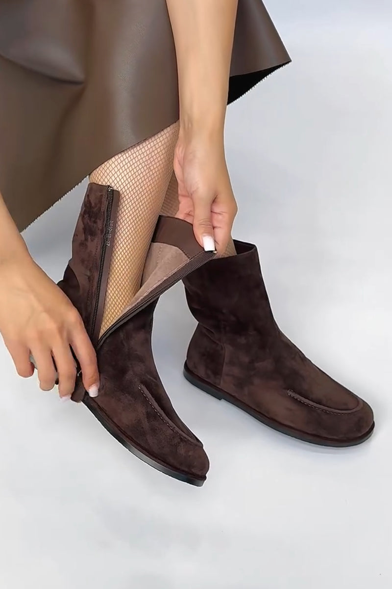 Soft Suede Booties