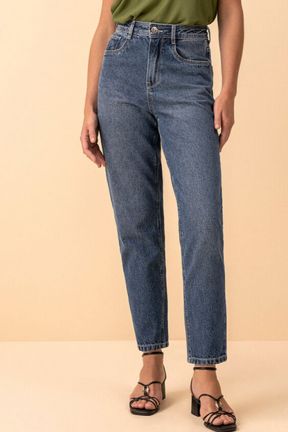 Simple Long Sleeve Denim Suit
