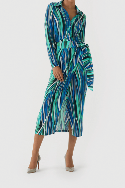 Twill-Print Suit
