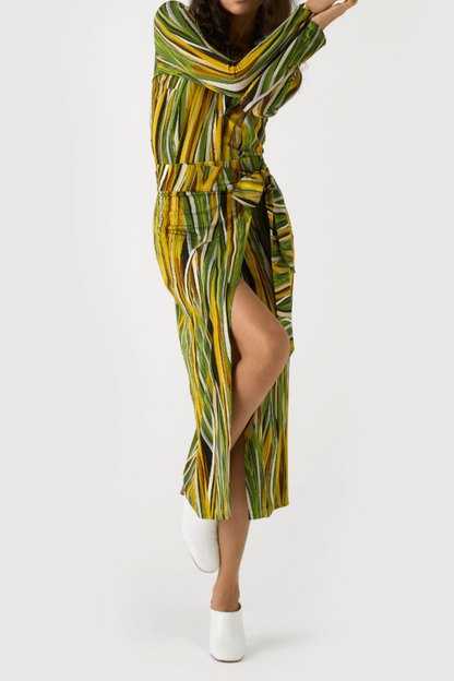 Twill-Print Suit